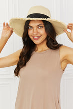 Load image into Gallery viewer, Fame Time For The Sun Straw Hat