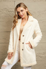 Load image into Gallery viewer, Manhattan Double Take Lapel Collar Teddy Lining Longline Coat
