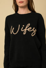 Load image into Gallery viewer, WIFEY Graphic Pullover Sweater