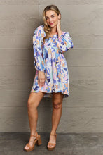 Load image into Gallery viewer, Floral Print Mini Dress
