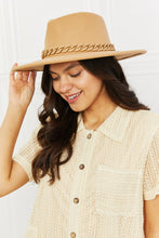 Load image into Gallery viewer, Fame Balance of Braid Fedora Hat