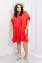 Load image into Gallery viewer, Tulip Fields Tiered Midi Dress