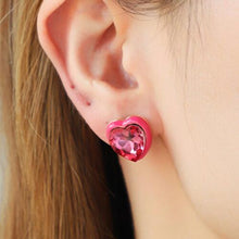 Load image into Gallery viewer, 3-Piece Heart, Butterfly Shape Earrings