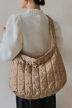 Load image into Gallery viewer, Large Quilted Shoulder Bag