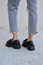 Load image into Gallery viewer, Forever Link Tassel Detail Mid Heel Chunky Loafers