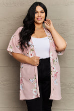 Load image into Gallery viewer, aylor Aurora Rose Floral Kimono