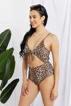 Load image into Gallery viewer, Swim Lost At Sea Cutout One-Piece Swimsuit