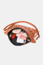 Load image into Gallery viewer, Nashville Fringed PU Leather Sling Bag