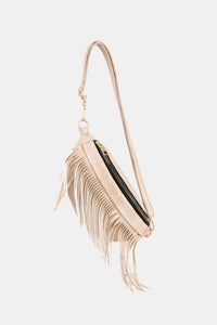 Nashville Fringed PU Leather Sling Bag