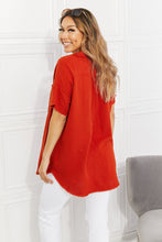 Load image into Gallery viewer, Summer Breeze Gauze Short Sleeve Shirt in Copper