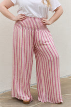 Load image into Gallery viewer, Wide Leg Striped Palazzo Pants