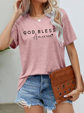 Load image into Gallery viewer, GOD BLESS AMERICA Graphic Short Sleeve Tee