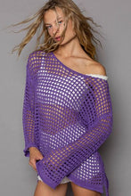 Load image into Gallery viewer, Flare Sleeve Knit Cover Up