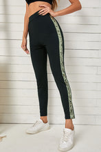 Load image into Gallery viewer, Your so golden Sequin Stripe High Waist Ankle Length Pants
