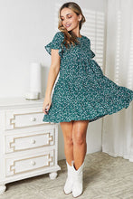 Load image into Gallery viewer, Short Flounce Sleeve Tiered Dress