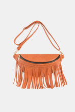 Load image into Gallery viewer, Nashville Fringed PU Leather Sling Bag