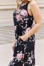 Load image into Gallery viewer, On A Journey Floral Lace Detail Sleeveless Dress