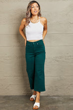 Load image into Gallery viewer, Hailey Tummy Control High Waisted Cropped Wide Leg Jeans
