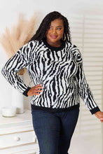 Load image into Gallery viewer, Zebra Print Sweater