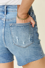 Load image into Gallery viewer, Judy Blue High Waist Rhinestone Decor Denim Shorts