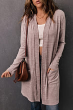 Load image into Gallery viewer, Maya Long Sleeve Open Front Cardigan with Pocket