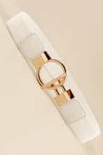 Load image into Gallery viewer, Circle Shape Buckle Zinc Alloy Buckle PU Leather Belt
