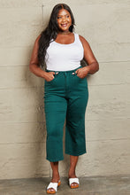 Load image into Gallery viewer, Hailey Tummy Control High Waisted Cropped Wide Leg Jeans