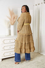 Load image into Gallery viewer, Tie Front Ruffled Duster Cardigan
