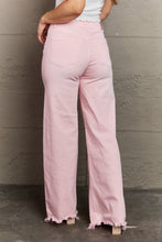 Load image into Gallery viewer, Raelene High Waist Wide Leg Jeans in Light Pink