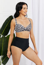 Load image into Gallery viewer, Take A Dip Twist High-Rise Bikini in Leopard