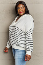 Load image into Gallery viewer, Sew In Love Make Me Smile Striped Oversized Knit Top