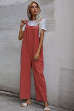 Load image into Gallery viewer, Wide Leg Overalls with Front Pockets