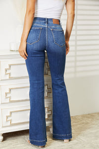 Maya High Waist Wide Hem Flare Jeans