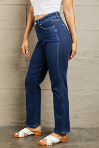 Kailee Tummy Control High Waisted Straight Jeans