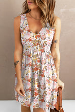 Load image into Gallery viewer, Floral Printed Button Down Sleeveless Magic Dress