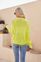 Load image into Gallery viewer, Raglan Sleeve Button Front Cardigan