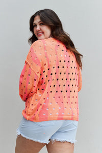 So Wavy Full Size Distressed Knit Sweater