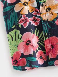 Floral Vacation Short-Sleeve Shirt