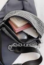 Load image into Gallery viewer, RockStar Rhinestone PU Leather Sling Bag