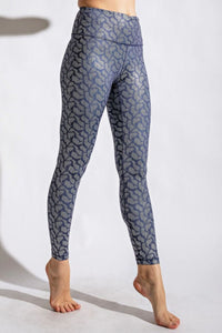 Printed High-Rise Yoga Leggings