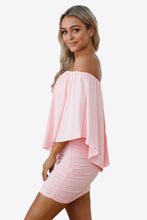 Load image into Gallery viewer, Off-Shoulder Layered Dress