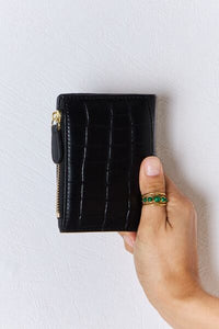 Texture PU Leather Mini Wallet