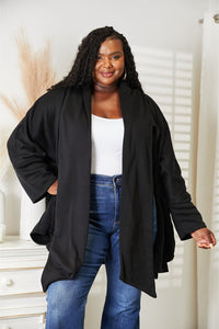 Front Cardigan with Scarf Design