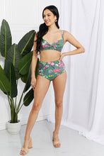 Load image into Gallery viewer, Swim Take A Dip Twist High-Rise Bikini in Sage