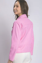 Load image into Gallery viewer, Collared Neck Zip Up Jacket