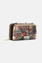 Load image into Gallery viewer, Nicole Lee  Signature Kiss Lock Crossbody Wallet