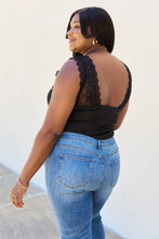 Load image into Gallery viewer, Pick Up The Lace Full Size V-Neck Lace Bodysuit