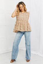Load image into Gallery viewer, Tea Time Ruffle Sleeve Top