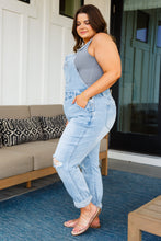 Load image into Gallery viewer, Annabelle Distressed Straight Leg Overalls