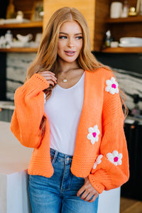 Reese Bright Flower Child Floral Cardigan